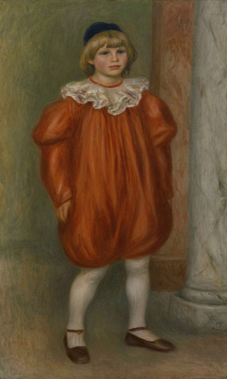 The Clown (Le Clown) By Pierre Auguste Renoir Fine Art Print