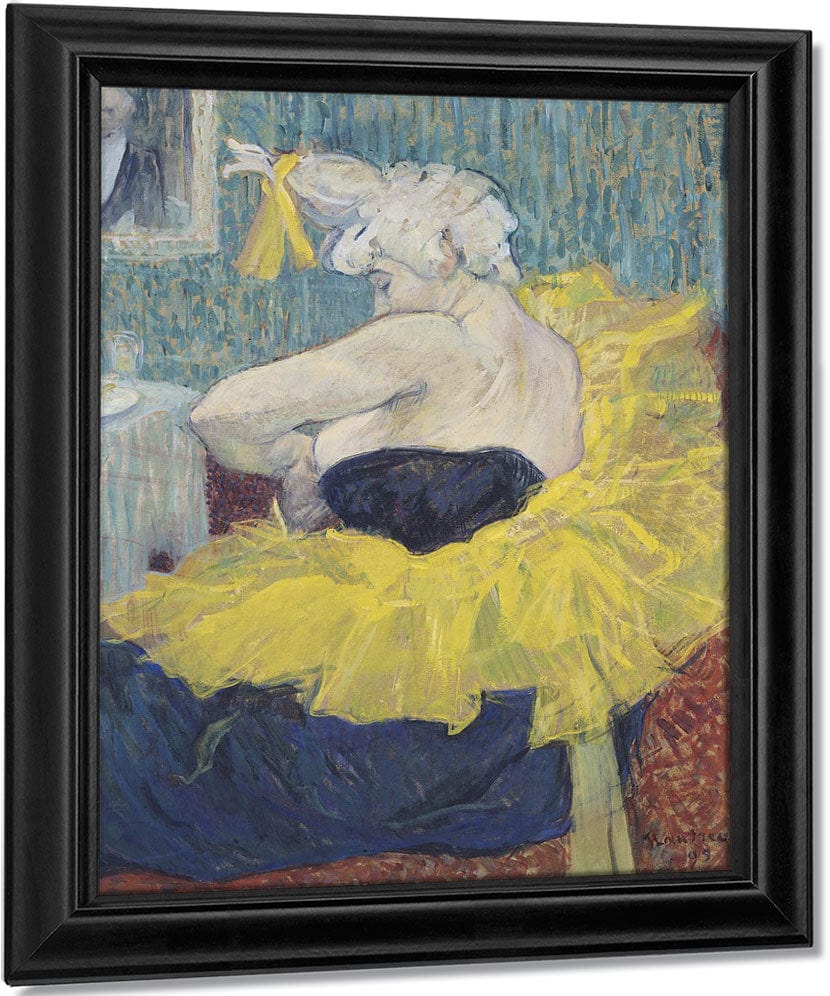 The Clowness Cha U Kao In A Tutu By Henri Marie Raymond De Toulouse Lautrec Monfa Fine Art Print