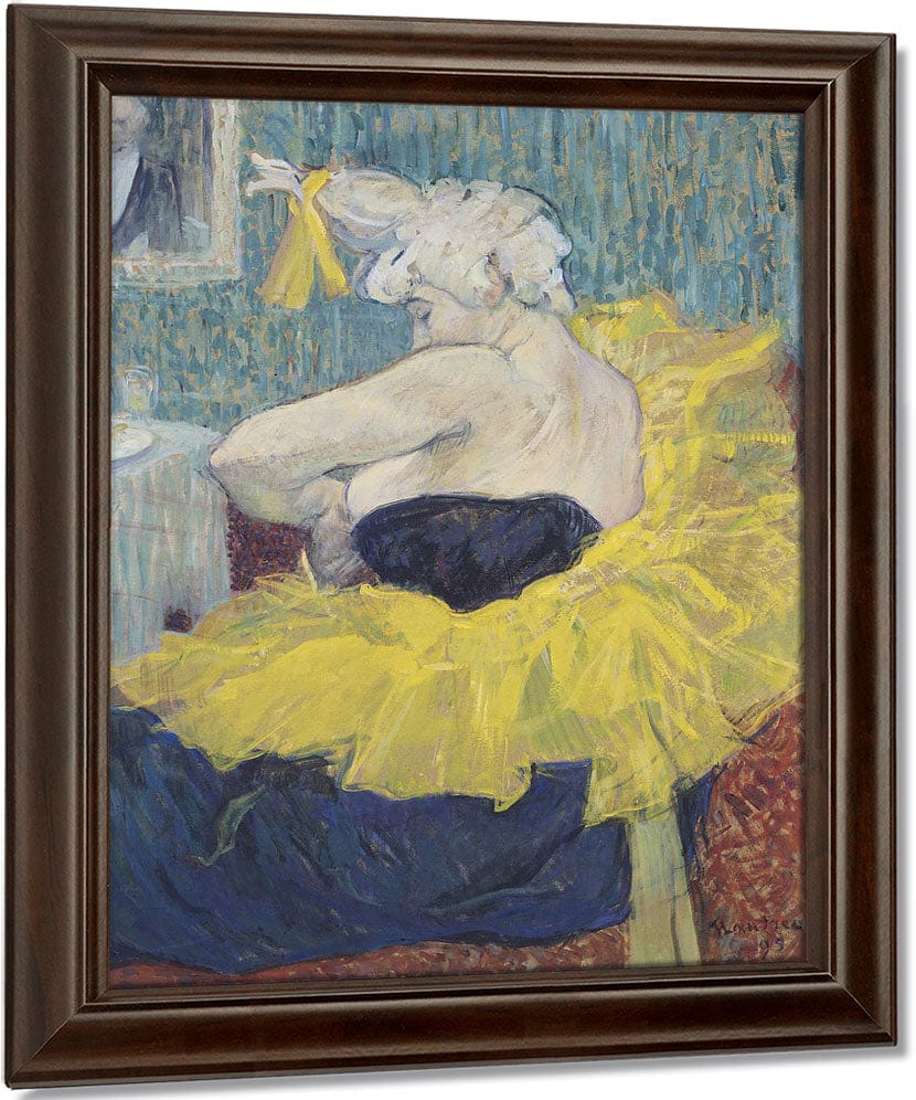 The Clowness Cha U Kao In A Tutu By Henri Marie Raymond De Toulouse Lautrec Monfa Fine Art Print