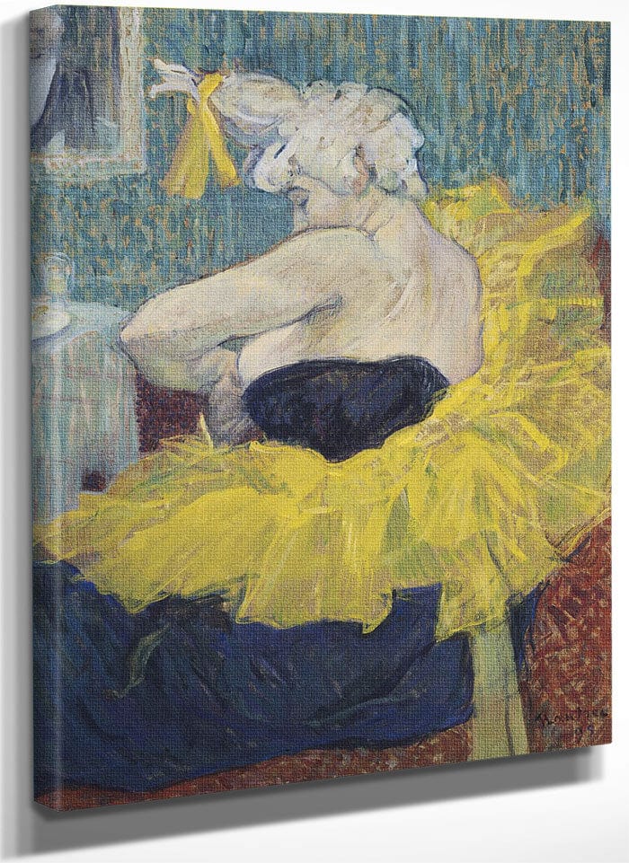 The Clowness Cha U Kao In A Tutu By Henri Marie Raymond De Toulouse Lautrec Monfa Fine Art Print