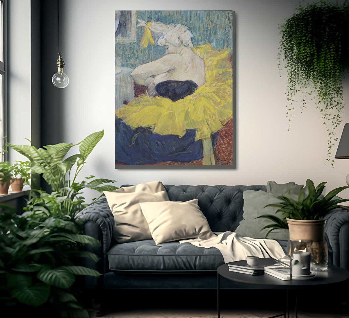 The Clowness Cha U Kao In A Tutu By Henri Marie Raymond De Toulouse Lautrec Monfa Fine Art Print