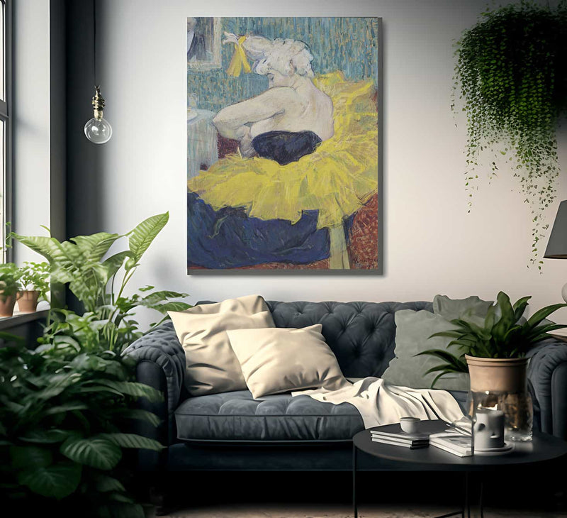 The Clowness Cha U Kao In A Tutu By Henri Marie Raymond De Toulouse Lautrec Monfa Fine Art Print