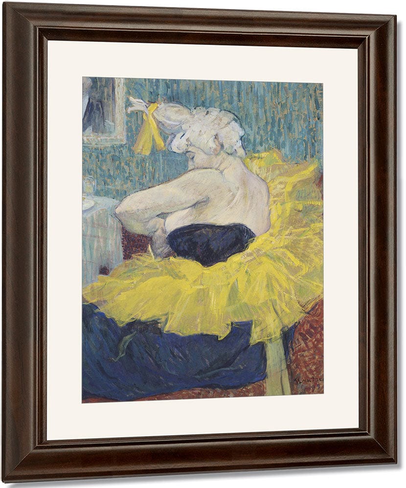 The Clowness Cha U Kao In A Tutu By Henri Marie Raymond De Toulouse Lautrec Monfa Fine Art Print