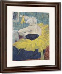 The Clowness Cha U Kao In A Tutu By Henri Marie Raymond De Toulouse Lautrec Monfa Fine Art Print