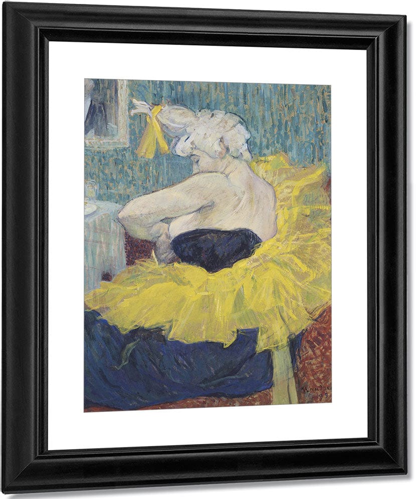 The Clowness Cha U Kao In A Tutu By Henri Marie Raymond De Toulouse Lautrec Monfa Fine Art Print