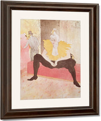 The Clowness Cha U Kao Seated By Henri Marie Raymond De Toulouse Lautrec Monfa Fine Art Print