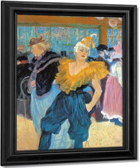 The Clownesse Cha U Kao At The Moulin By Amedeo Modigliani Fine Art Print