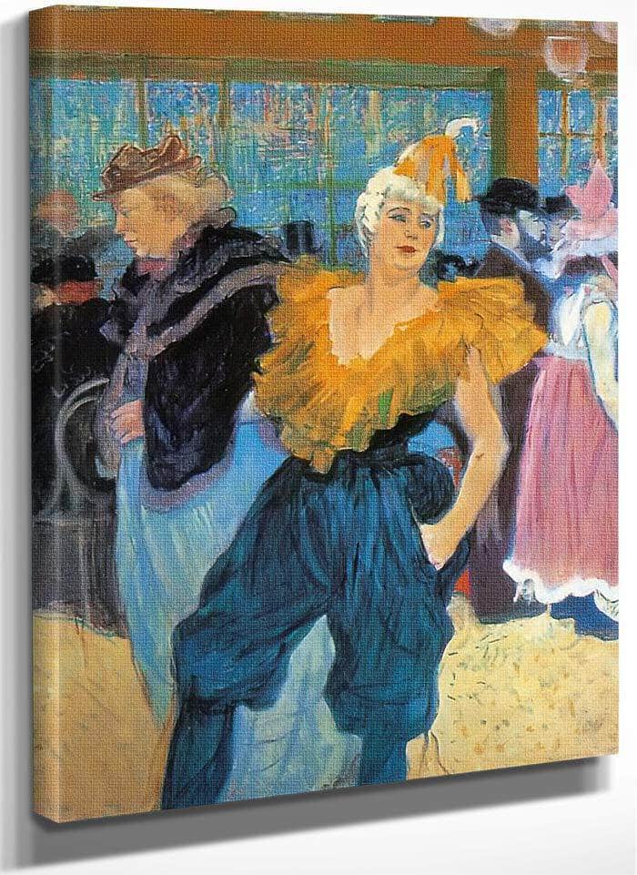 The Clownesse Cha U Kao At The Moulin By Amedeo Modigliani Fine Art Print
