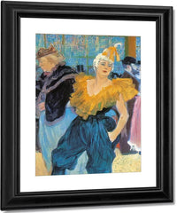 The Clownesse Cha U Kao At The Moulin By Amedeo Modigliani Fine Art Print