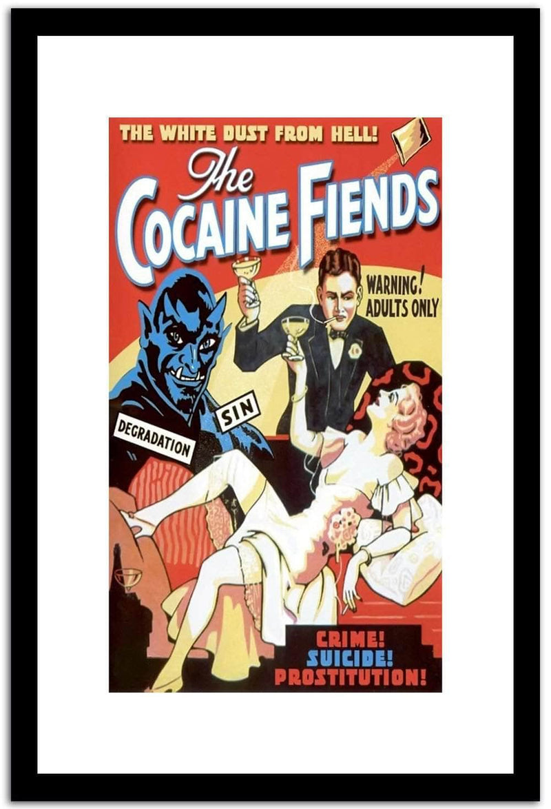 The Cocaine Fiends  Vintage Poster Fine Art Print