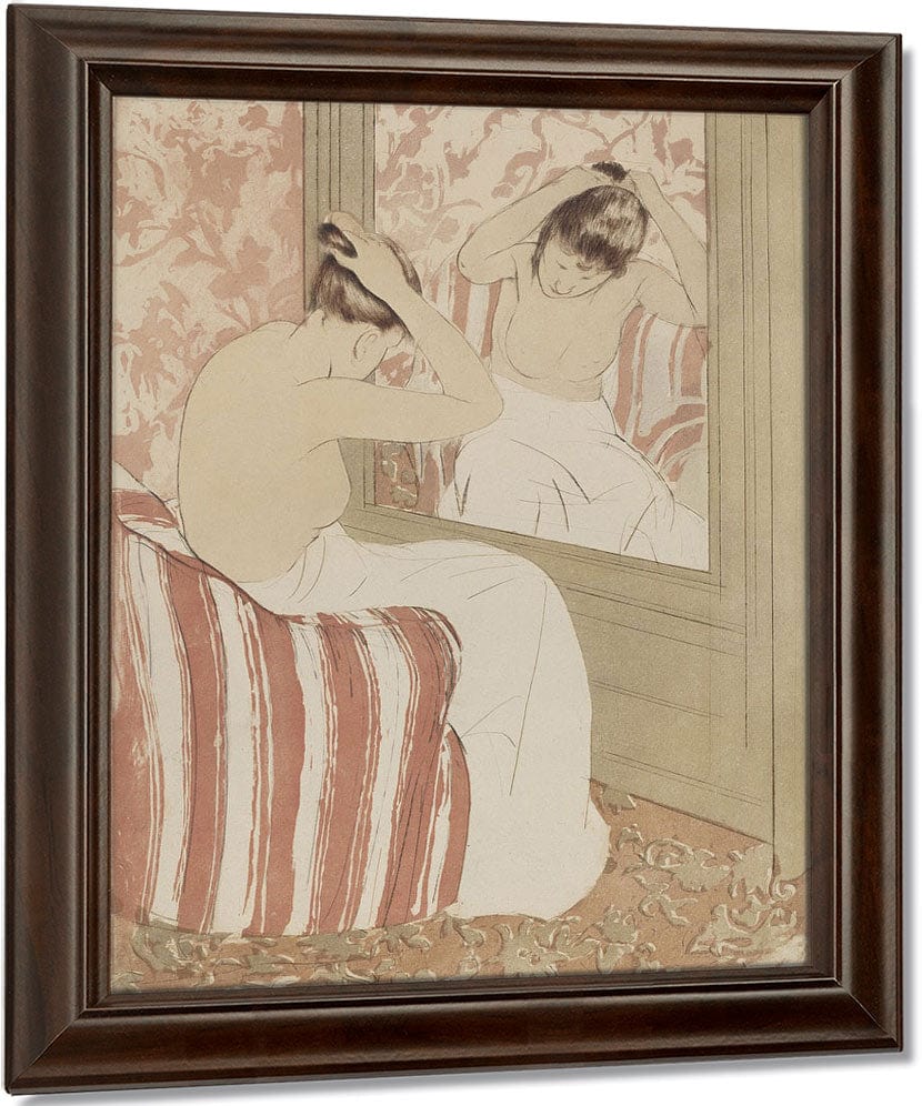 The Coiffure By Mary Cassatt Fine Art Print