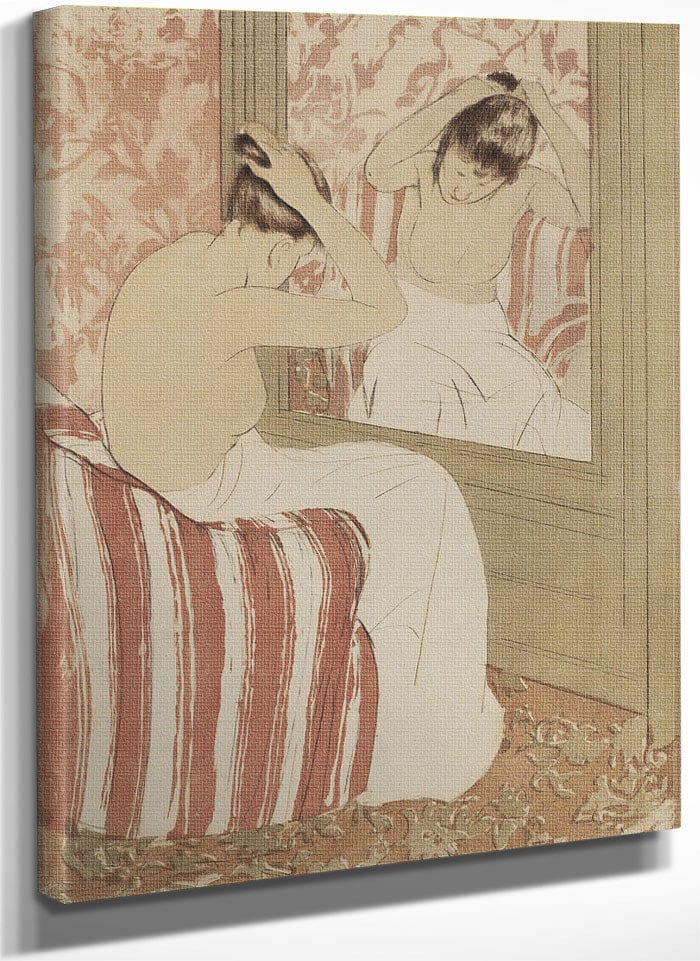 The Coiffure By Mary Cassatt Fine Art Print