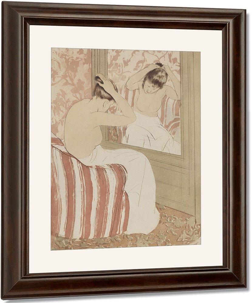 The Coiffure By Mary Cassatt Fine Art Print