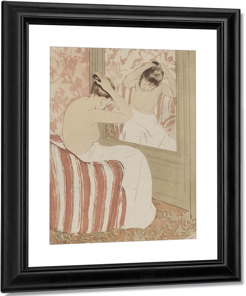 The Coiffure By Mary Cassatt Fine Art Print