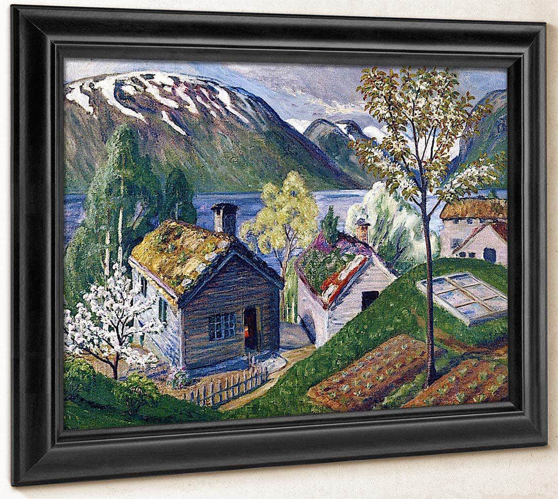 The Cold Frame Mound By Nicolai Astrup Fine Art Print