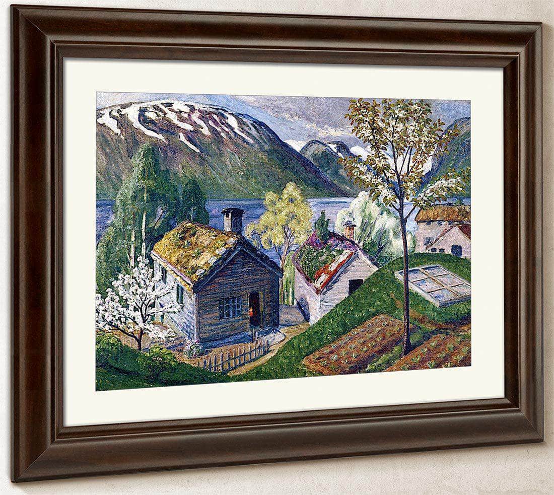 The Cold Frame Mound By Nicolai Astrup Fine Art Print