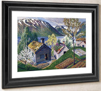 The Cold Frame Mound By Nicolai Astrup Fine Art Print