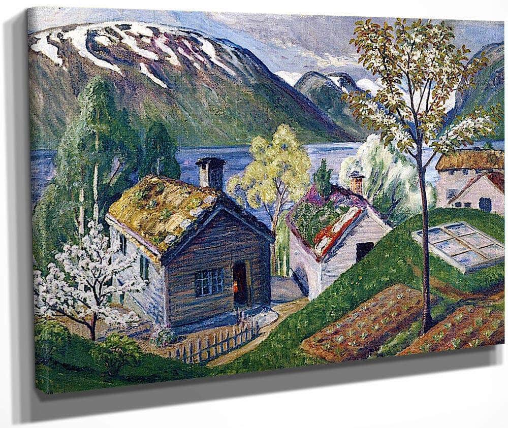 The Cold Frame Mound By Nicolai Astrup Fine Art Print