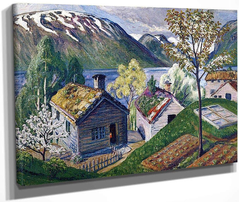 The Cold Frame Mound By Nicolai Astrup Fine Art Print