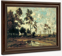 The Colliers Hut In The Forest Of Fontainebleau 1855 By Theodore Rousseau Fine Art Print