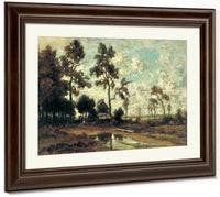 The Colliers Hut In The Forest Of Fontainebleau 1855 By Theodore Rousseau Fine Art Print