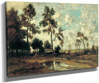 The Colliers Hut In The Forest Of Fontainebleau 1855 By Theodore Rousseau Fine Art Print