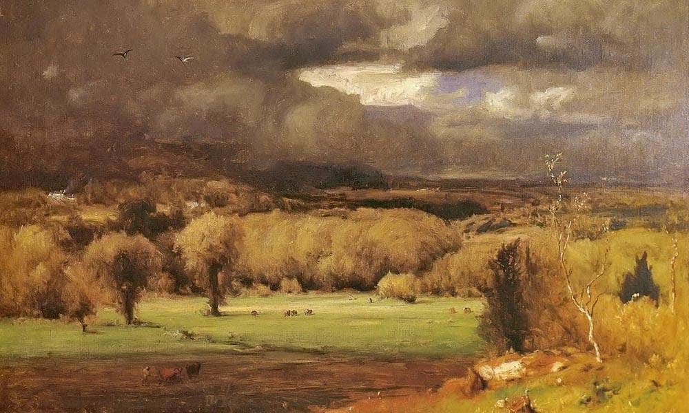 The Coming Storm By George Inness Fine Art Print