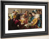 The Concert By Gerrit Van Honthorst Fine Art Print