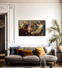 The Concert By Gerrit Van Honthorst Fine Art Print