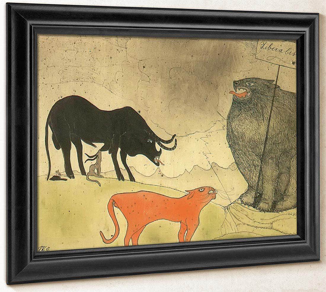 The Concert Of The Parties 1907 14 By Paul Klee Fine Art Print