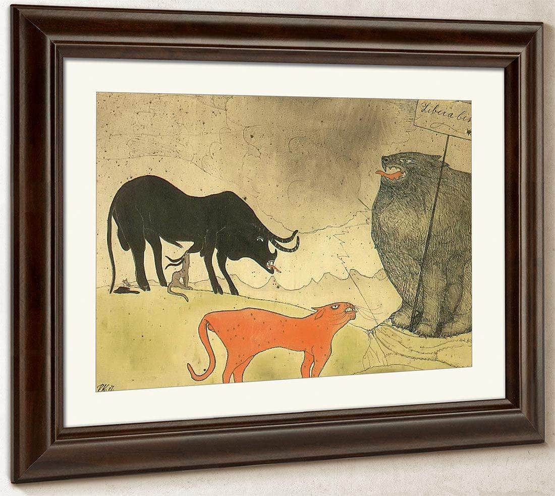 The Concert Of The Parties 1907 14 By Paul Klee Fine Art Print