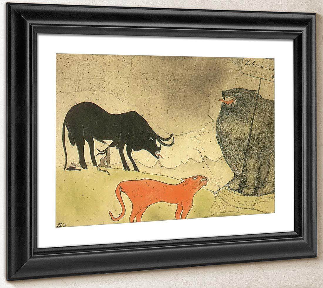 The Concert Of The Parties 1907 14 By Paul Klee Fine Art Print