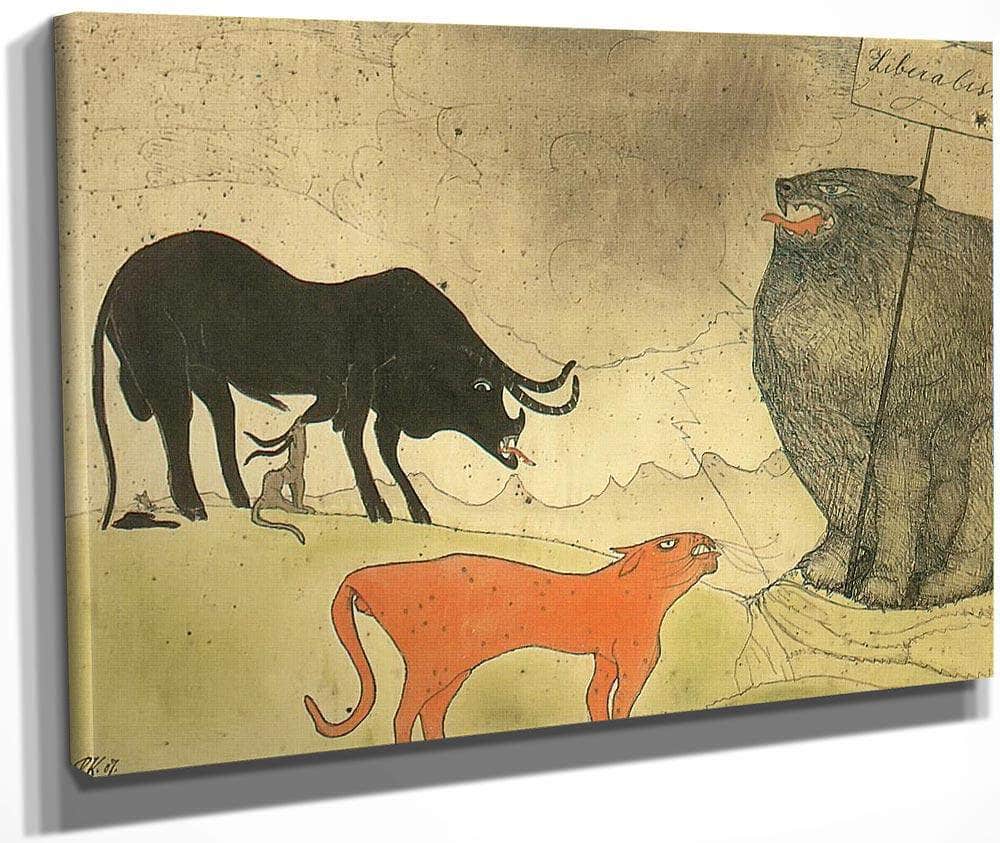 The Concert Of The Parties 1907 14 By Paul Klee Fine Art Print