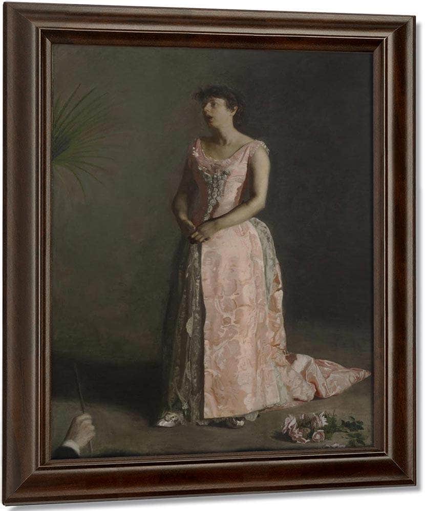 The Concert Singer 1892 By Thomas Eakins Fine Art Print