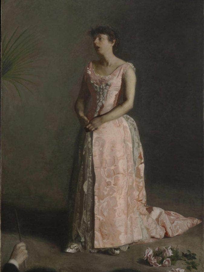 The Concert Singer 1892 By Thomas Eakins Fine Art Print