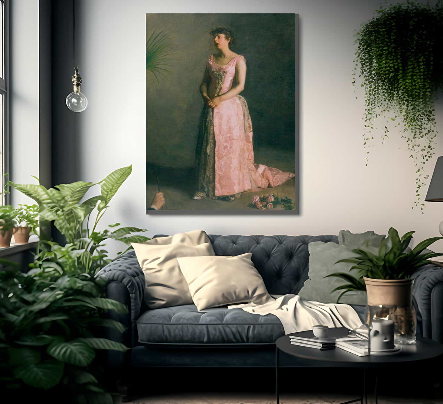 The Concert Singer By Thomas Eakins Fine Art Print