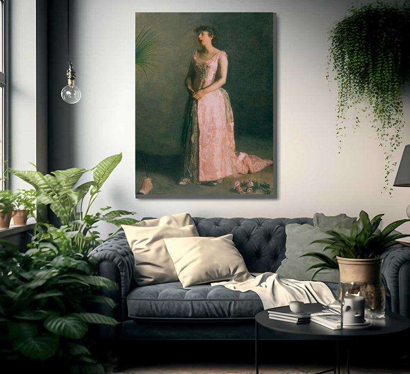 The Concert Singer By Thomas Eakins Fine Art Print
