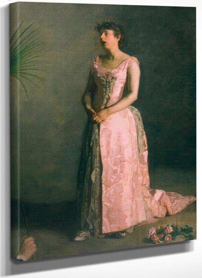 The Concert Singer By Thomas Eakins Fine Art Print