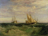 The Confluence Of The Thames And The Medway By Joseph Mallord William Turner Fine Art Print