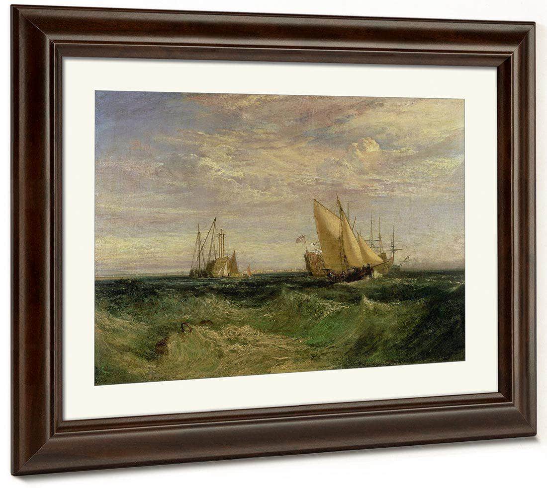 The Confluence Of The Thames And The Medway By Joseph Mallord William Turner Fine Art Print