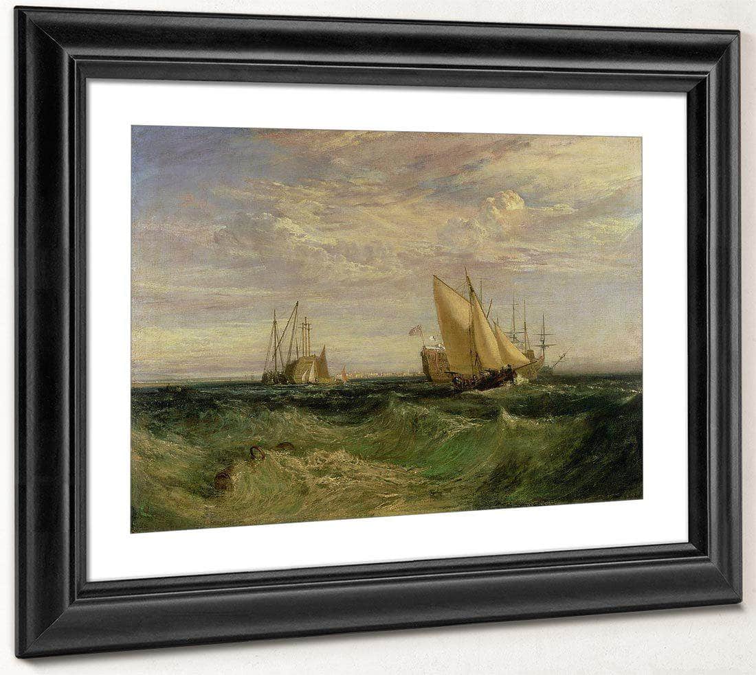 The Confluence Of The Thames And The Medway By Joseph Mallord William Turner Fine Art Print
