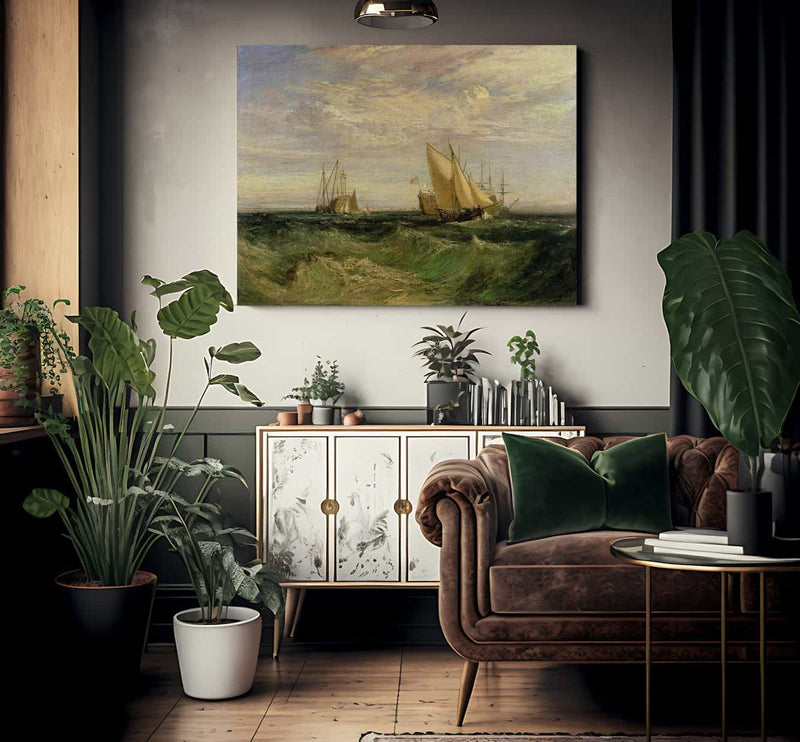 The Confluence Of The Thames And The Medway By Joseph Mallord William Turner Fine Art Print