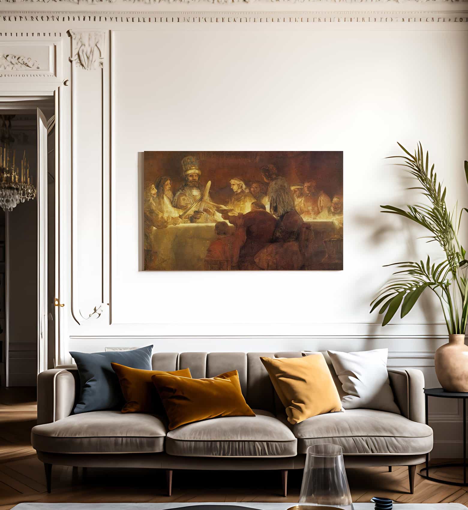 The Conspiracy Of Claudius By Rembrandt Fine Art Print