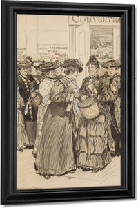 The Convention By Alice Barber Stephens Fine Art Print