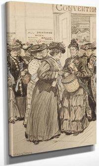 The Convention By Alice Barber Stephens Fine Art Print