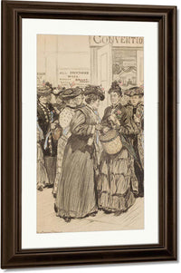 The Convention By Alice Barber Stephens Fine Art Print