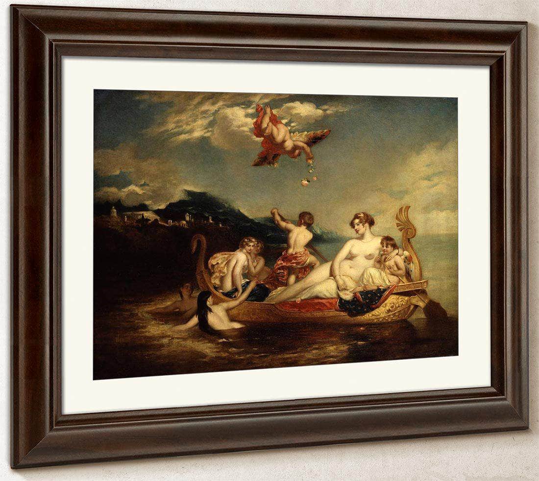 The Coral Finder Venus And Her Youthful Satellites By William Etty Fine Art Print