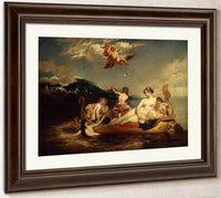 The Coral Finder Venus And Her Youthful Satellites By William Etty Fine Art Print