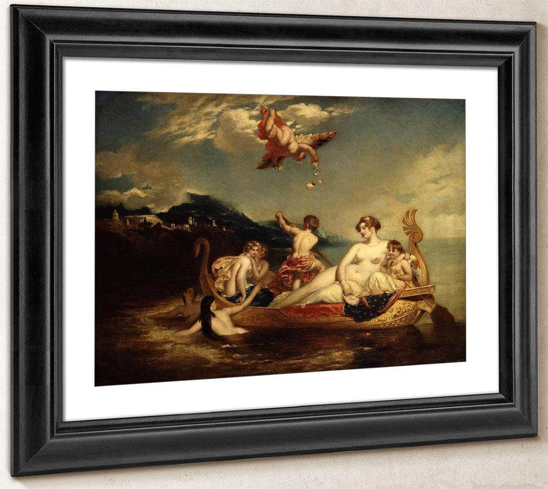 The Coral Finder Venus And Her Youthful Satellites By William Etty Fine Art Print