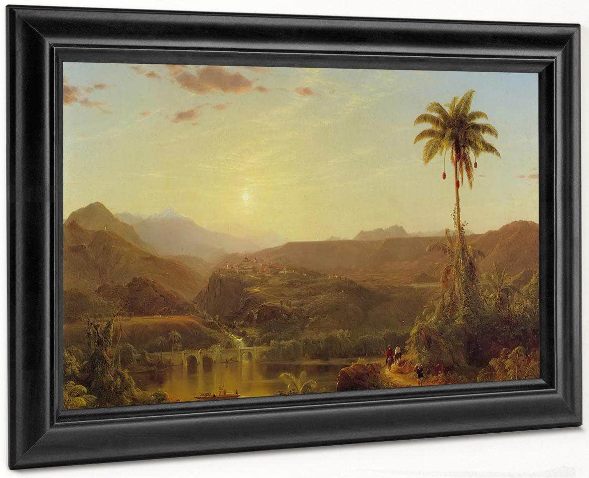 The Cordilleras Sunrise By Fredric Edwin Church Fine Art Print